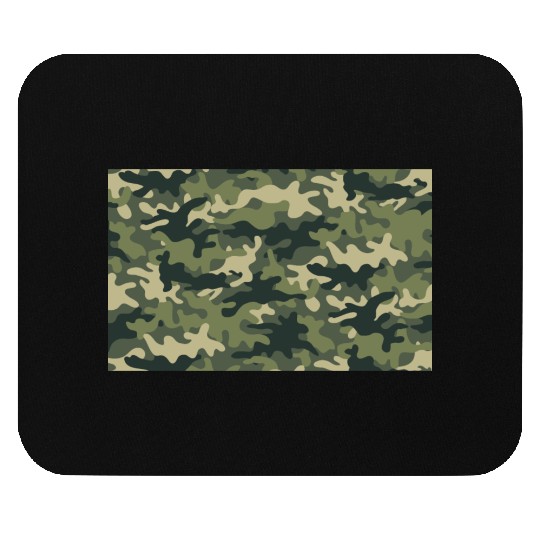 Camouflage pattern green Mouse Pads