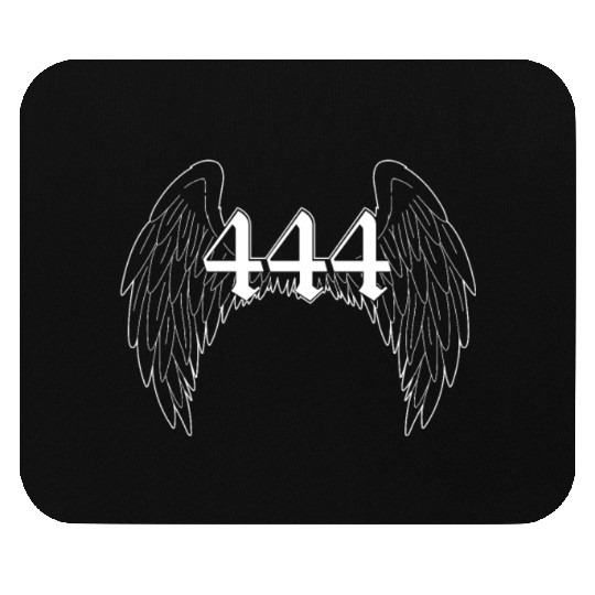 White Angel Wings Mouse Pads