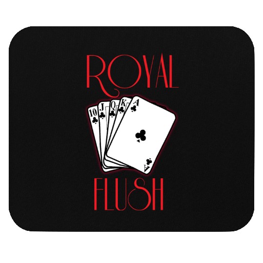 royal flush Mouse Pads