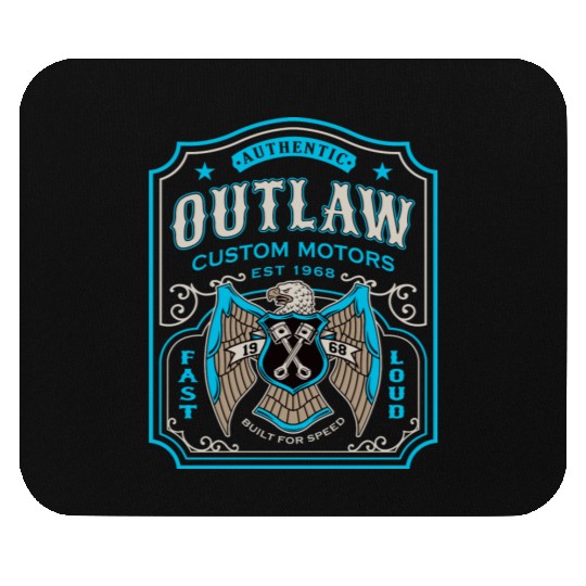Outlaw Motors Mouse Pads