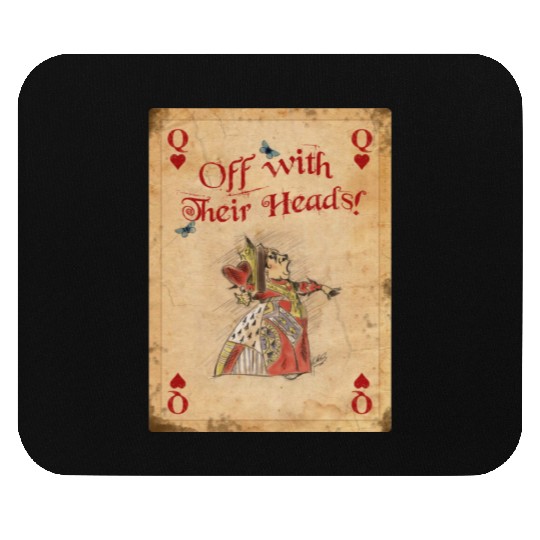 Alice in Wonderland The Queen of Hearts Mouse Pads