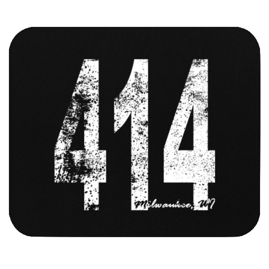 Vintage Milwaukee Area Code 414 Mouse Pads