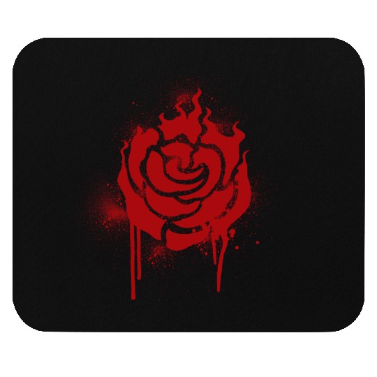RWBY Ruby Spray paint Rose Mouse Pads