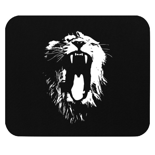 Roaring Lion Mouse Pads