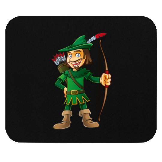 Robin Hood-arrows-bow-tale Mouse Pads
