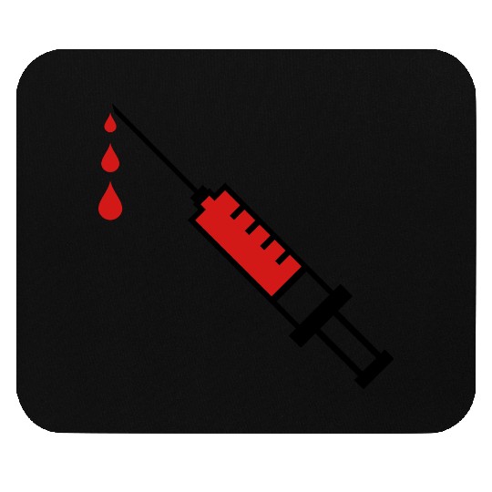 doctor syringe blood hospital Mouse Pads