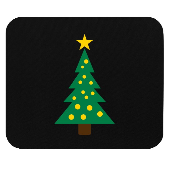Christmas tree Mouse Pads