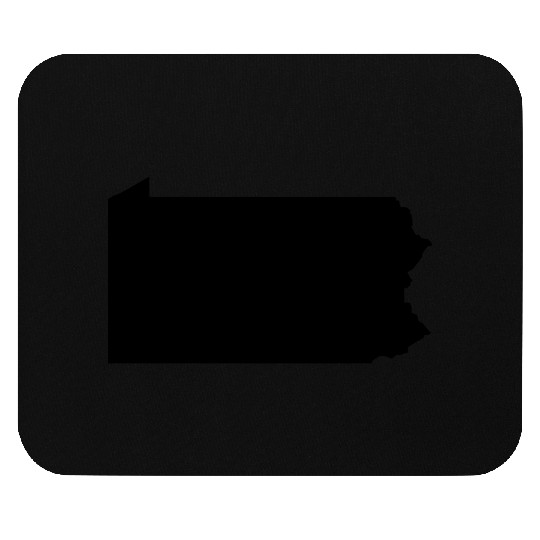 Pennsylvania map Mouse Pads