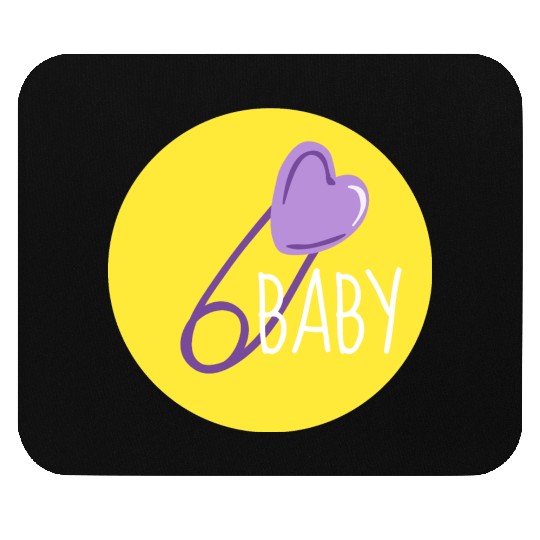Safety pin Mouse Pads