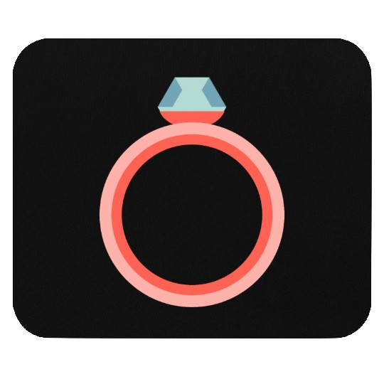 Engagement Ring Mouse Pads