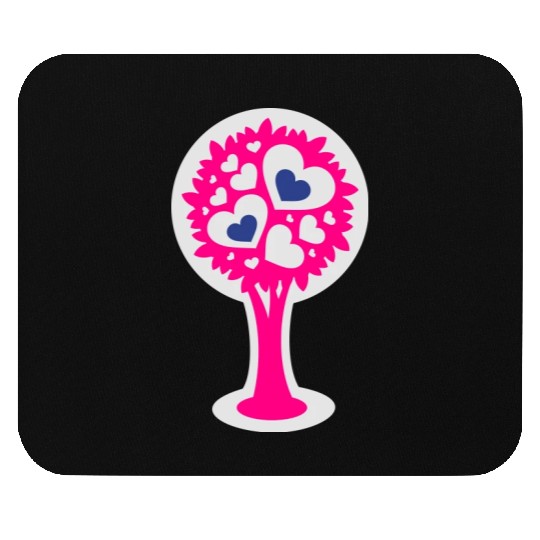 Heart Tree Mouse Pads