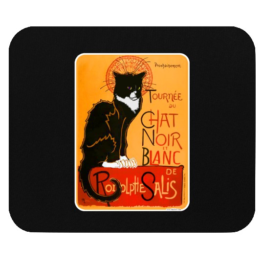 Tuxedo Chat Noir Poster Mouse Pads