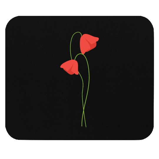 Poppy flower Mouse Pads