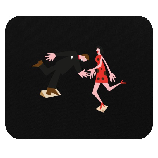 dancing couple Mouse Pads