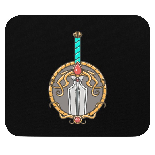 sword emblem Mouse Pads