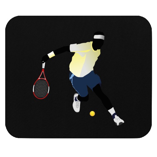 tennis player Mouse Pads