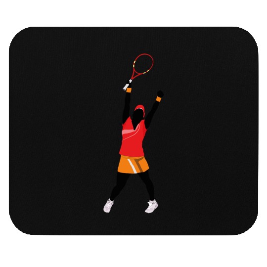 tennis player Mouse Pads