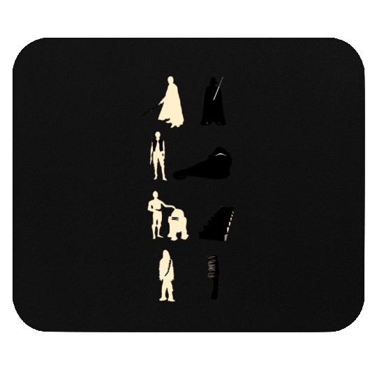 Star Wars parody - enemies Mouse Pads