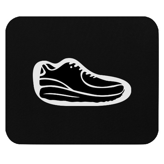 running shoe bw Mouse Pads