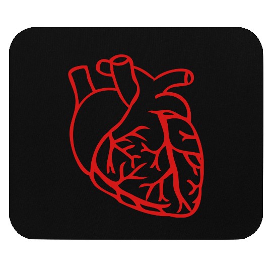 Anatomical heart Mouse Pads