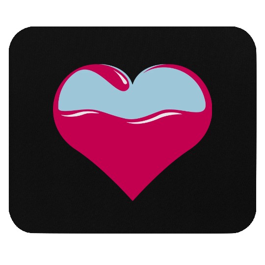 Ocean heart Mouse Pads