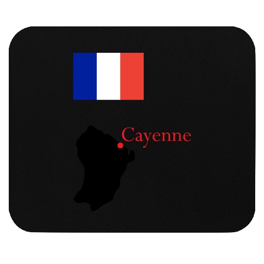 018 countries flags France FrenchGuiana ve Mouse Pads
