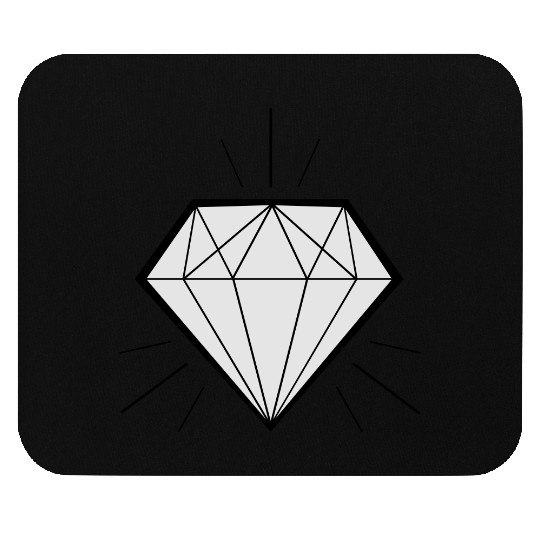 Diamond bling bling - swaggy Mouse Pads
