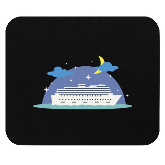 cruise ship Mouse Pads