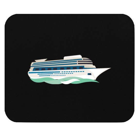 cruise ship Mouse Pads
