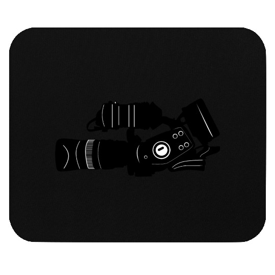Movie camera Mouse Pads