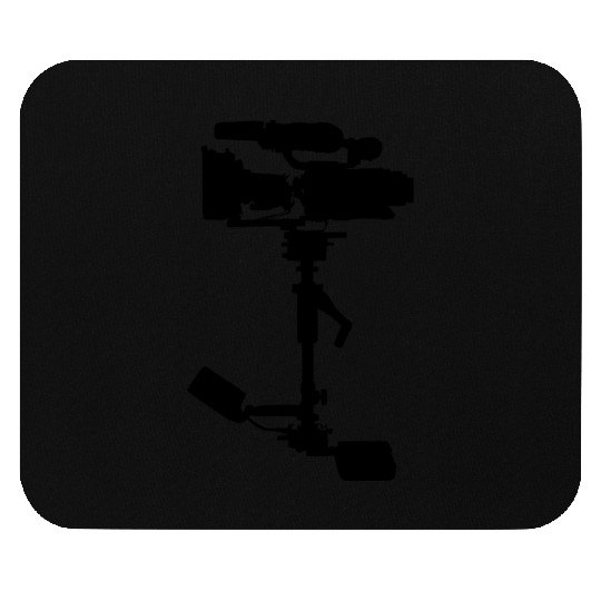 Movie camera Mouse Pads