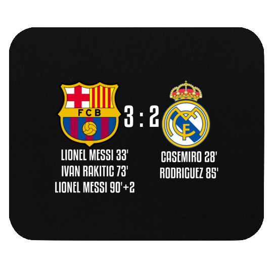FC Barcelona 3 - 2 Real Madrid Mouse Pads