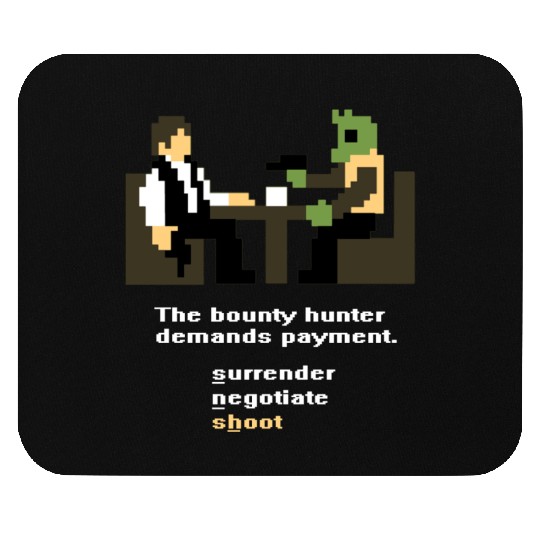 Han and Greedo 8-Bit Mouse Pads