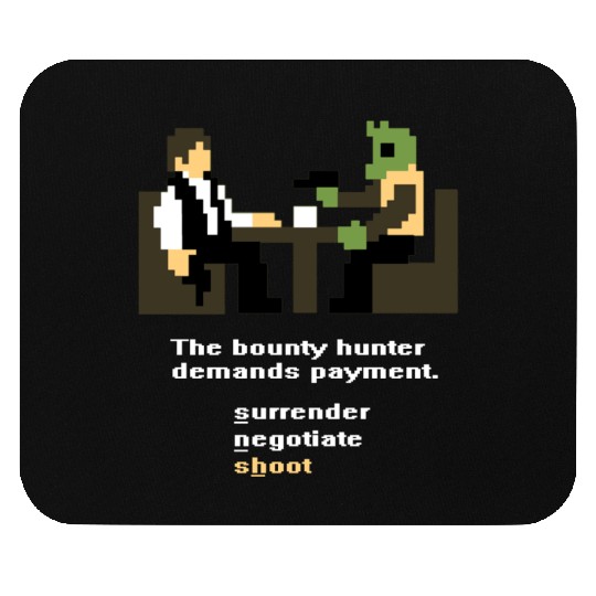 Han and Greedo 8-Bit Mouse Pads