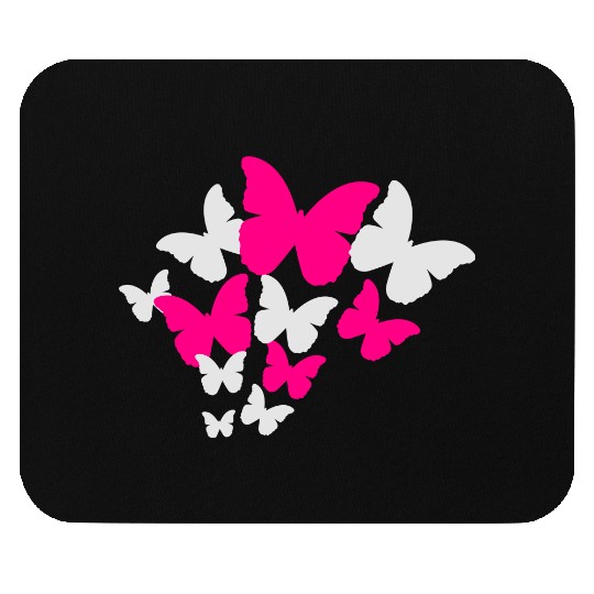 Butterflies Swarm Mouse Pads