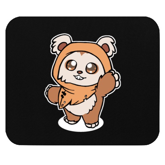 Baby Ewok Mouse Pads