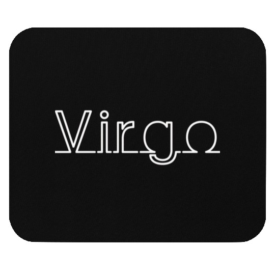 Virgo in White Mouse Pads