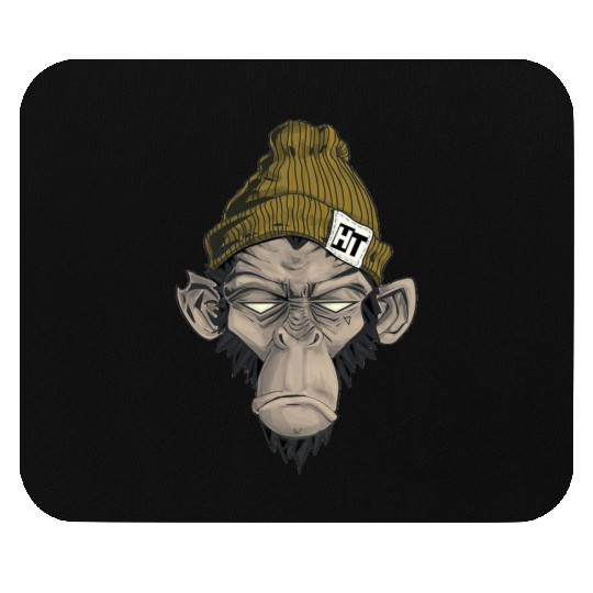 Zombie Monkey Mouse Pads