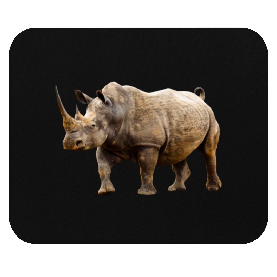 rhinoceros hippo nashorn1 Mouse Pads