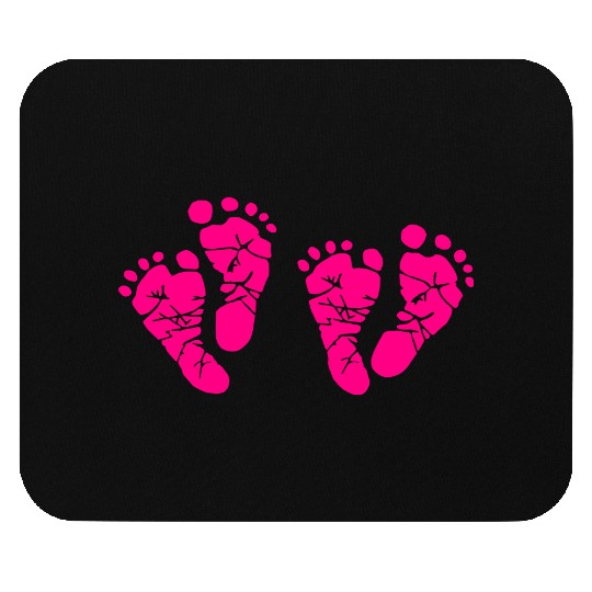 Twin Baby Feet - Pregnancy - Maternity - Mom to be Mouse Pads