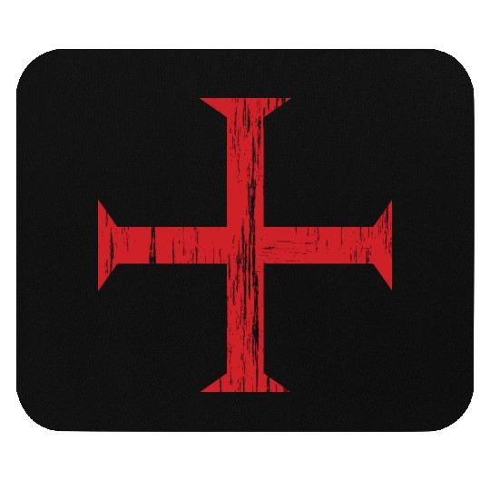 Knights Templar Crusader Cross Mouse Pads