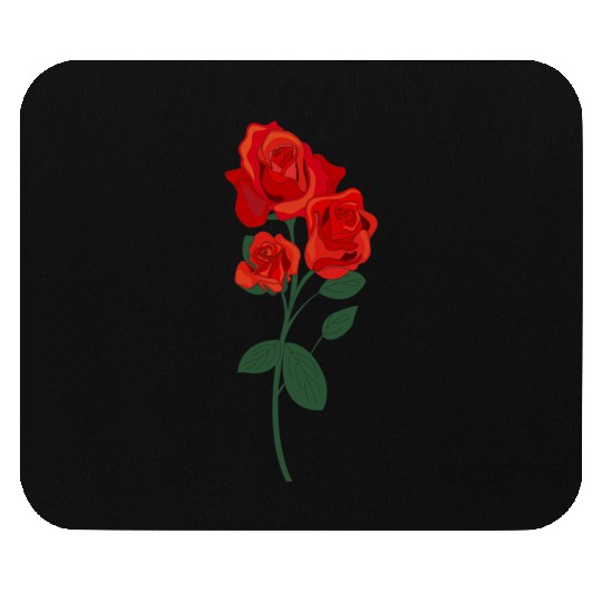 red rose Mouse Pads