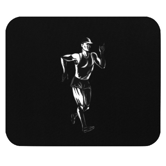 Race Walking Side Mouse Pads