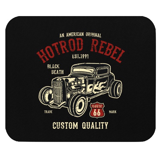 Hot Rod Rebel Mouse Pads