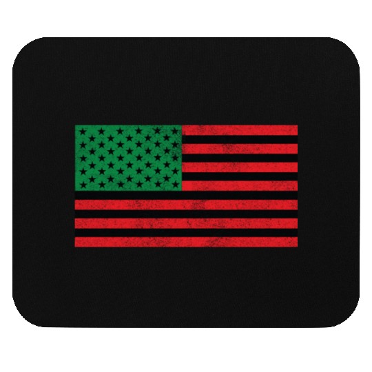 African American Flag Mouse Pads