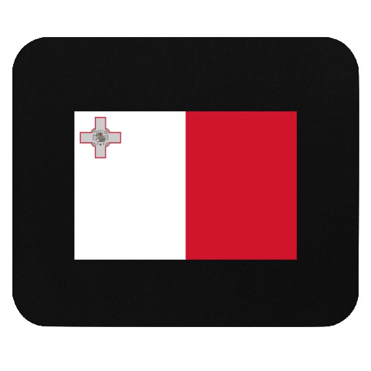 flag malta Mouse Pads