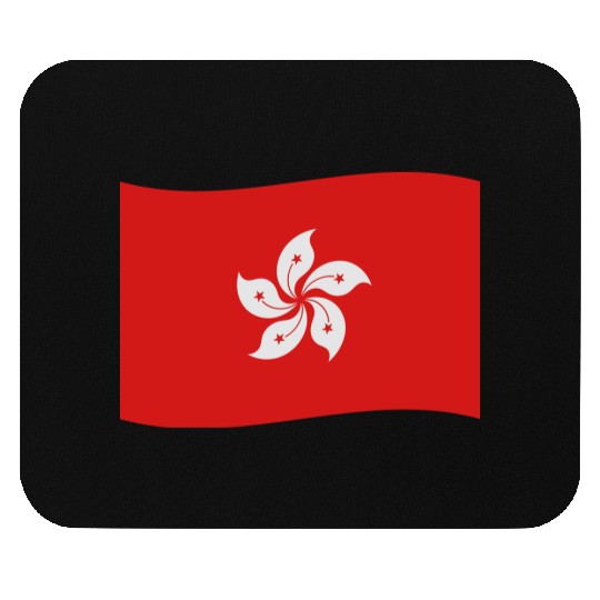 flag hong kong Mouse Pads