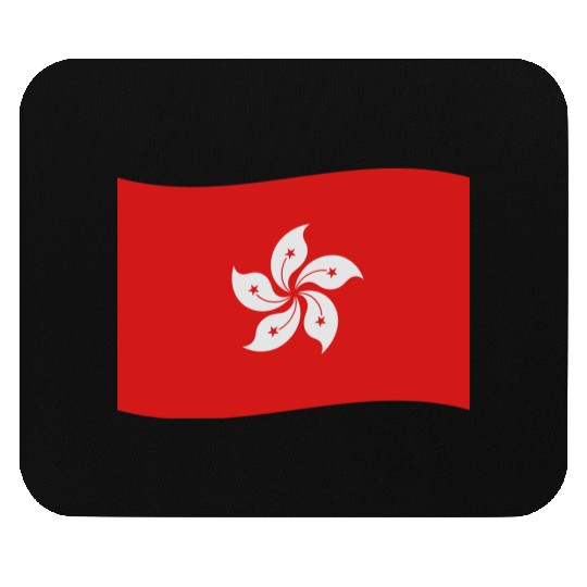 flag hong kong Mouse Pads