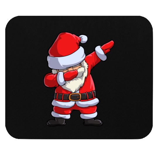 Dabbing santa claus Mouse Pads