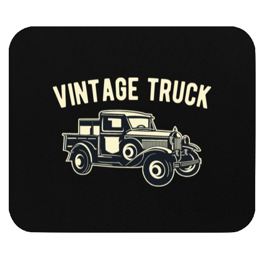 Vintage truck Mouse Pads